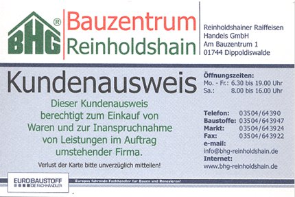 Kundenausweis
